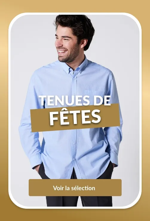 Craquez pour notre sélection de tenues de fêtes : chemises, vestes, chaussures... 