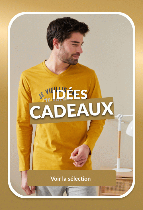Idées de cadeaux Noël Blancheporte : vêtements homme