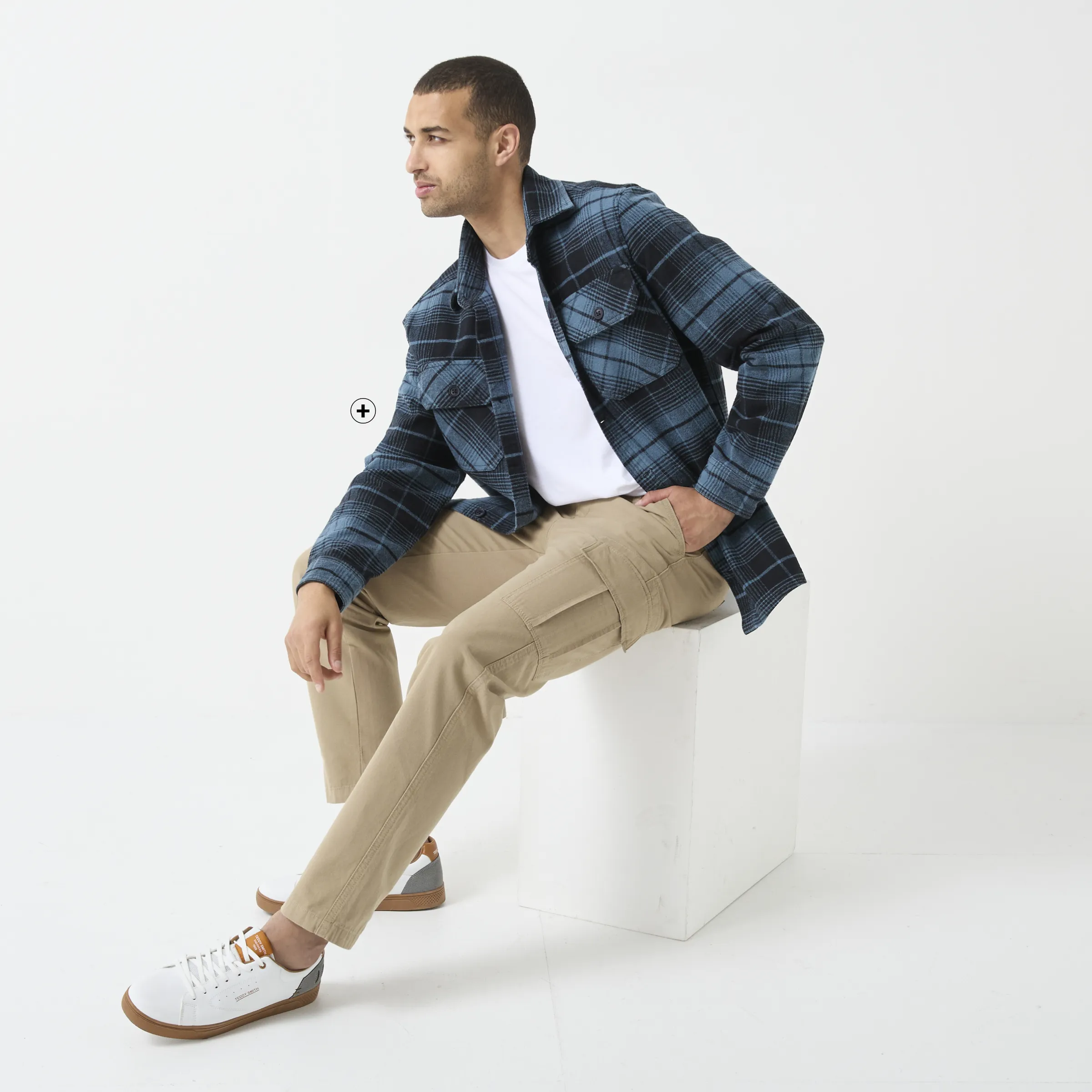 Surchemise boutonnée en flanelle à carreaux pour homme, exemple de taille et d’aisance pour une chemise épaisse – Blog Blancheporte