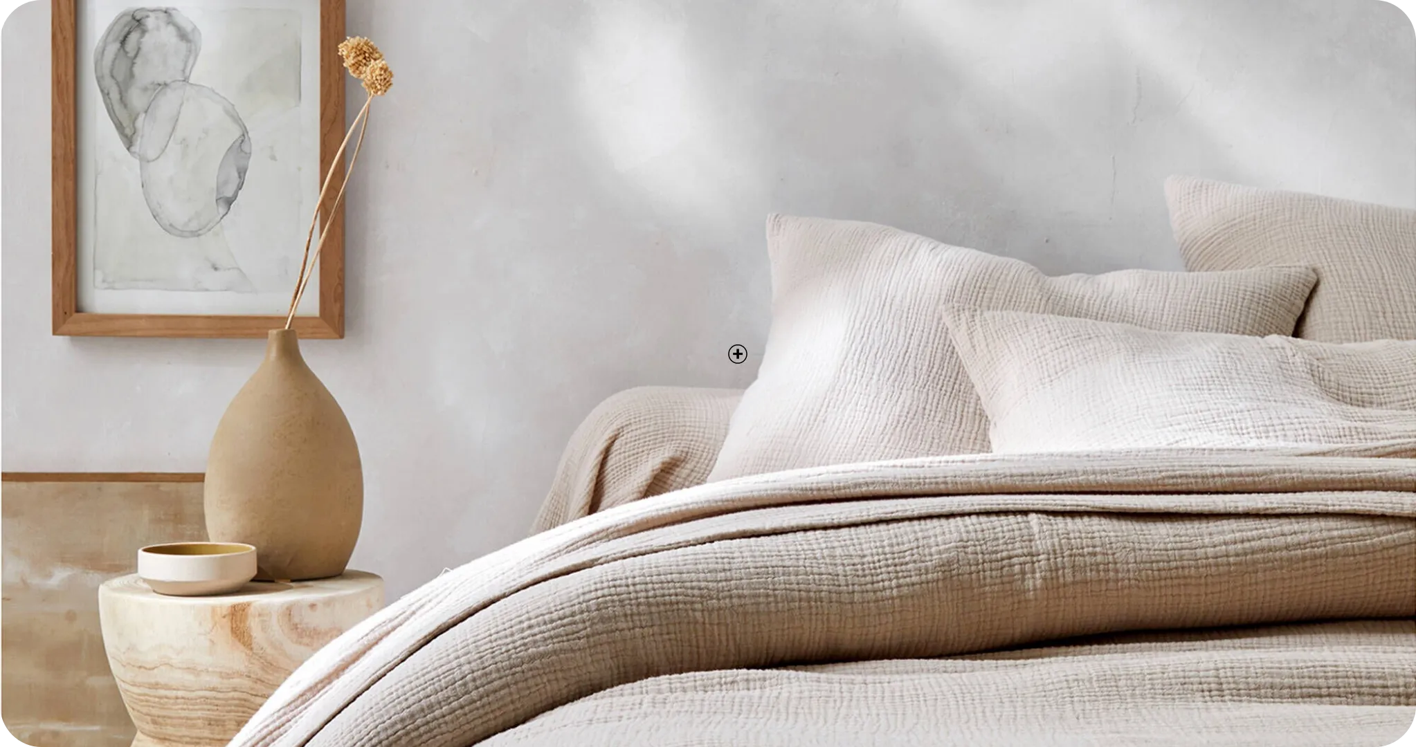 Linge de lit en triple gaze de coton avec oreiller doux et respirant | Comment choisir son oreiller ? – Blancheporte