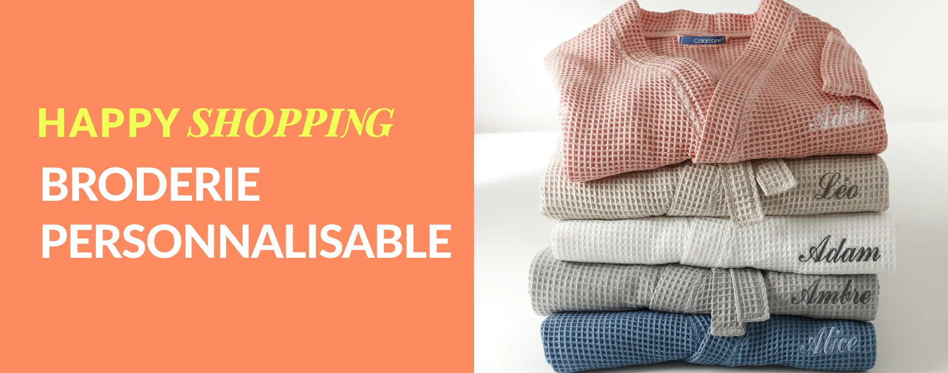 Idées cadeaux : la broderie personnalisée Blancheporte