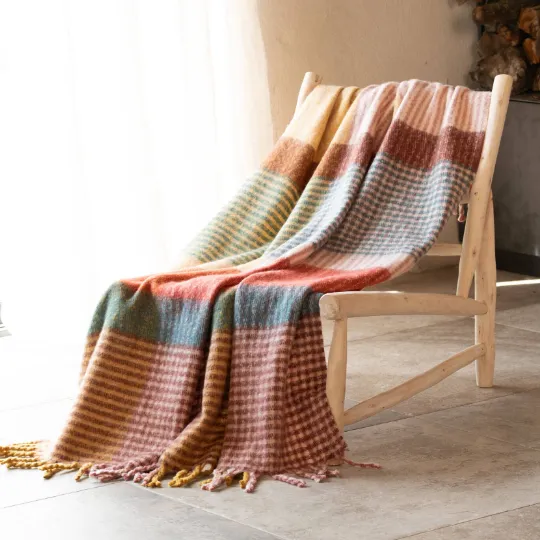 Plaid à motif - Blog Blancheporte