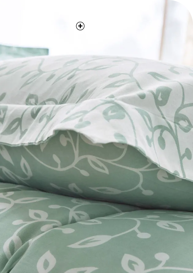 Détail matière de housse de couette en flanelle grise – idéale pour l’hiver | Blancheporte