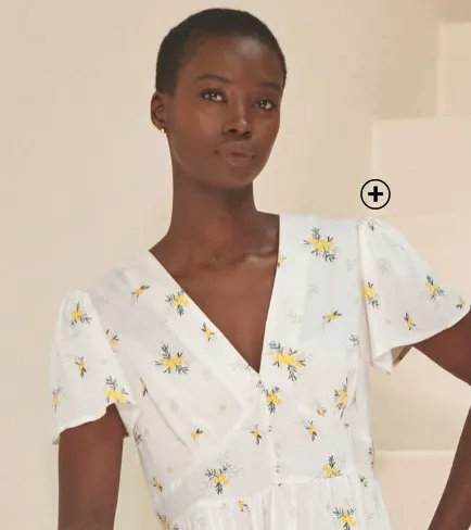 Blouse à basque imprimée - Blog Blancheporte