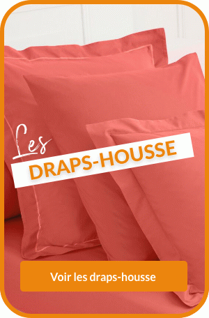 Linge de lit drap housse pas cher
