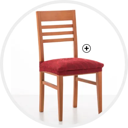 Conçue pour épouser parfaitement l'assise de votre chaise, cette housse en tissu extensible lui confèrera un nouveau look !