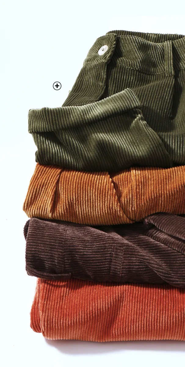 Pantalon 7/8ème en velours beige – look élégant femme petite | Blancheporte