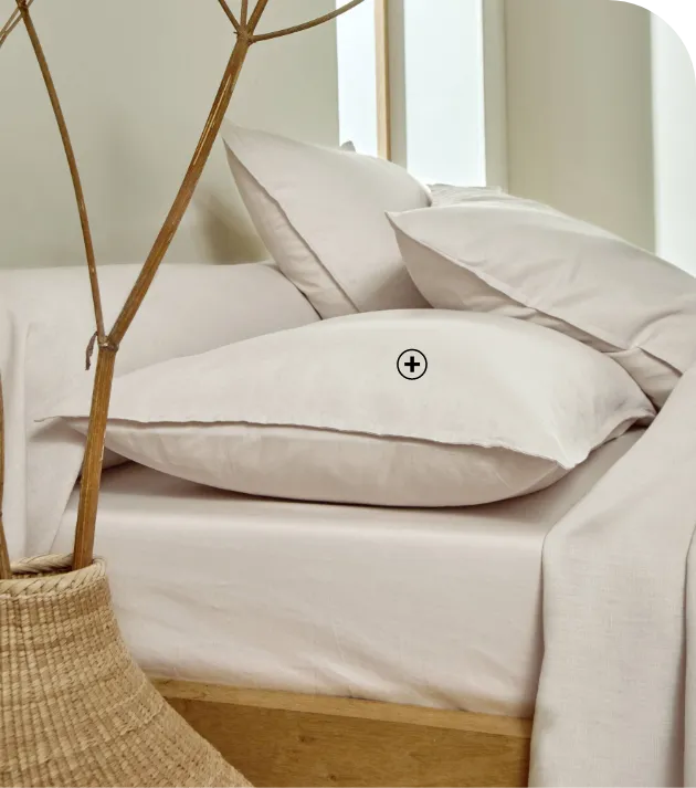 Housse de couette verte en lin lavé et coton lavé – matière idéale été comme hiver | Blancheporte