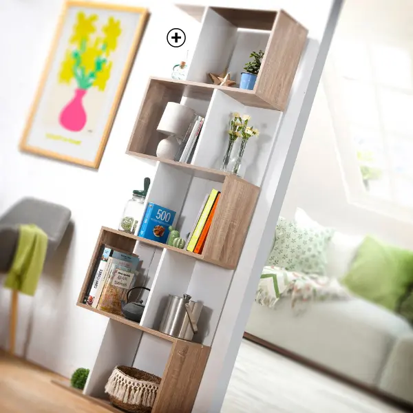 Bibliothèque multi-cases Yolty, meuble de rangement tendance pour une décoration hiver 2024 | Blancheporte