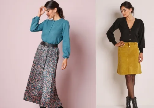 Découvrez tous nos derniers modèles de jupe femme Blancheporte : courte, mi-longues, plissées, en satin...