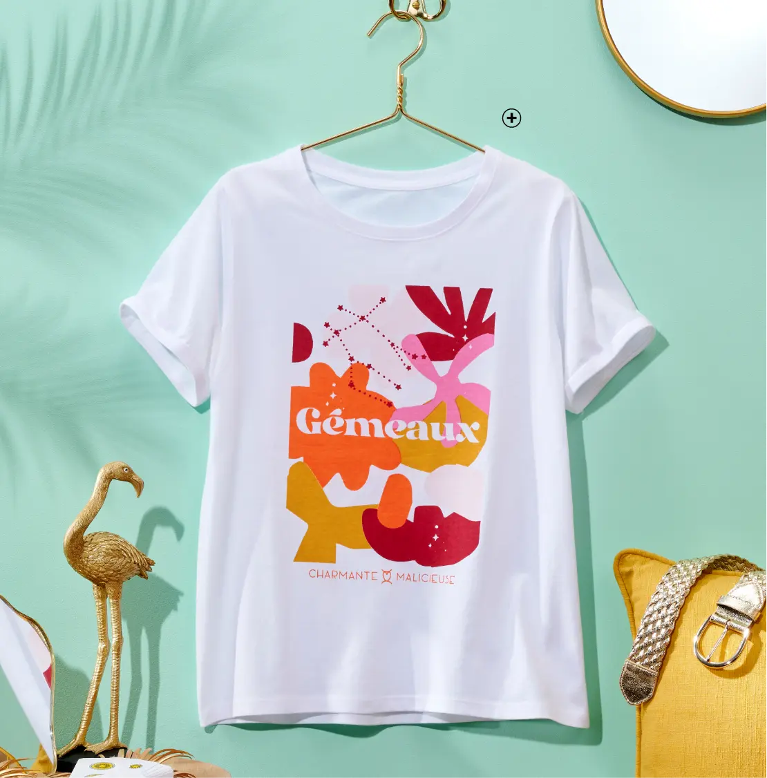 T-shirt astro signe gémeaux | Blancheporte