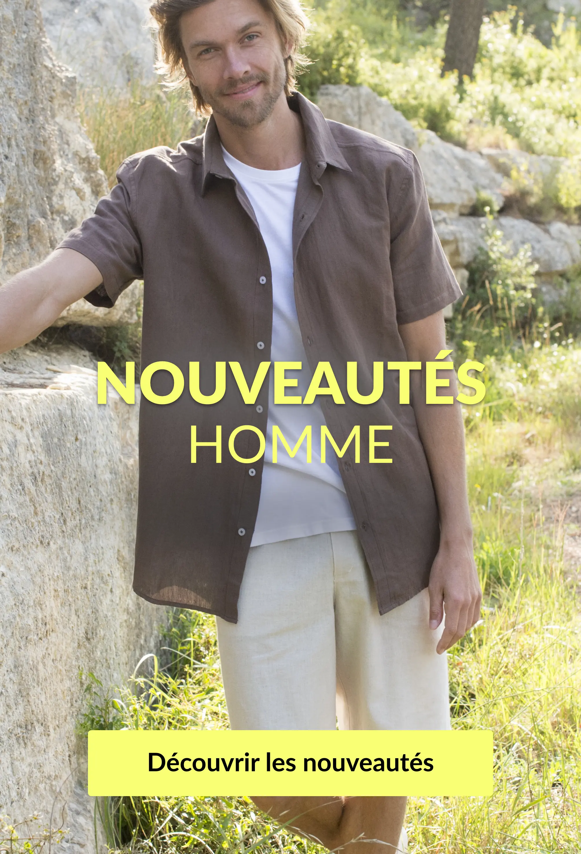 Découvrez les nouveautés mode homme chez Blancheporte