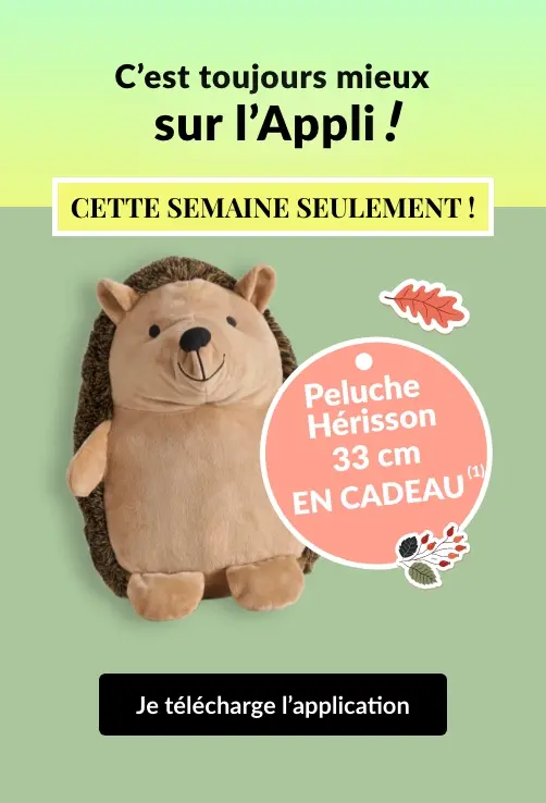 Téléchargez l'application mobile Blancheporte pour faire votre shopping