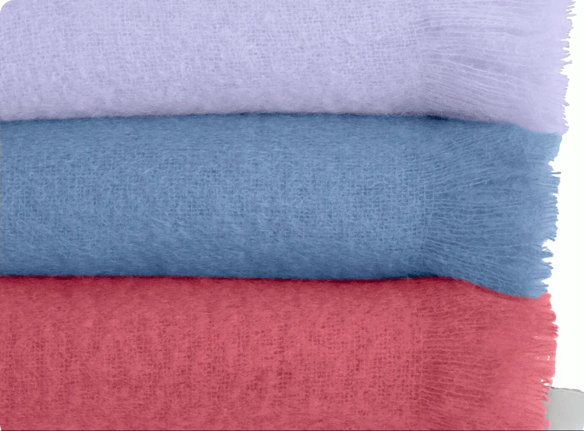 Couverture bicolore en pure laine 600 g/m², chaude et naturelle, idéale pour les nuits d’hiver et les chambres fraîches | Blancheporte