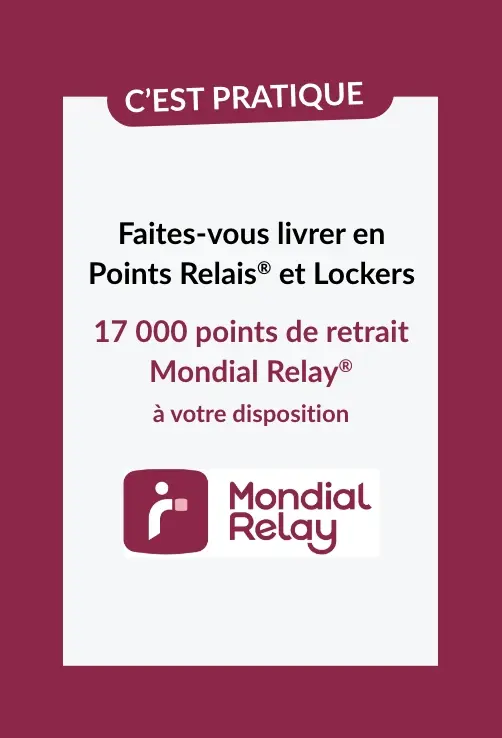 Profitez de la livraison avec Mondial Relay