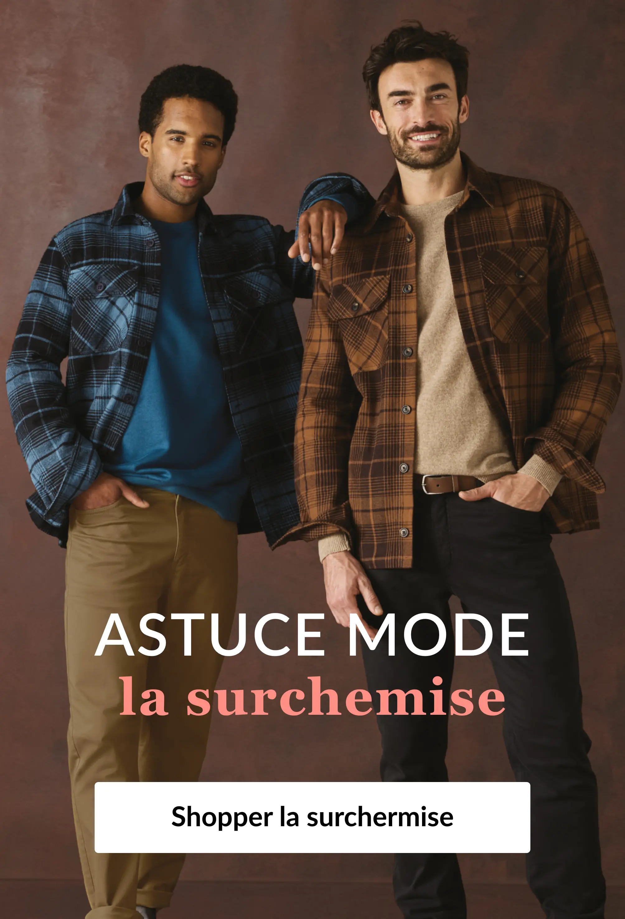 Découvrez notre astuce mode et shopper la surchemise sur Blancheporte.fr