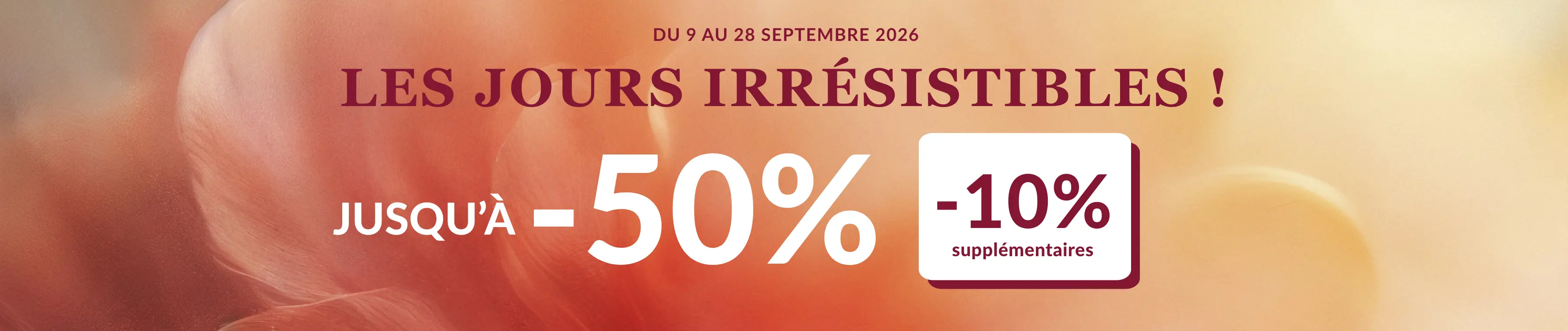 Les jours irrésistibles chez Blancheporte : jusqu'à -50% sur le site