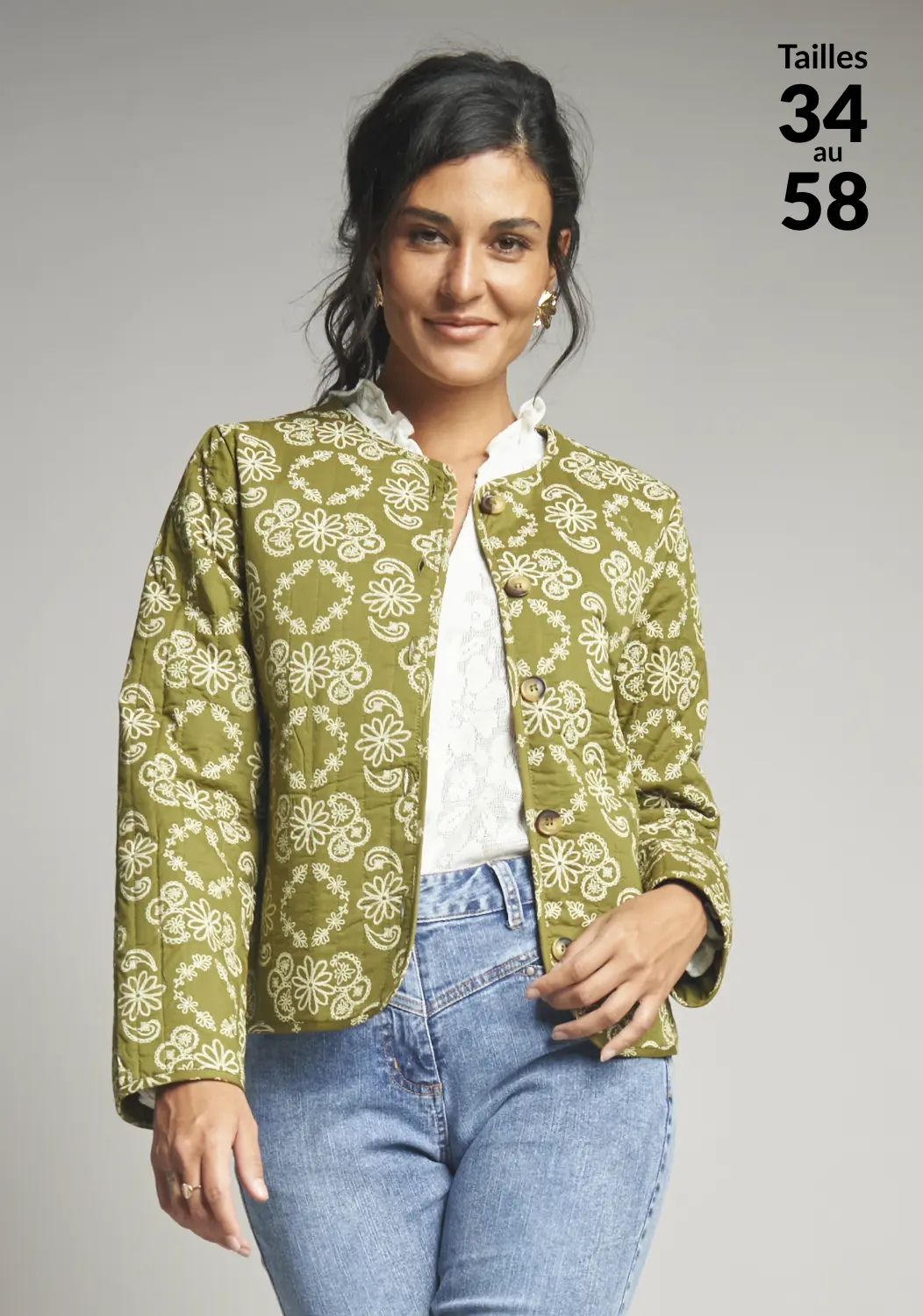Pour un look intemporel, craquez pour une large sélection de vestes chez Blancheporte
