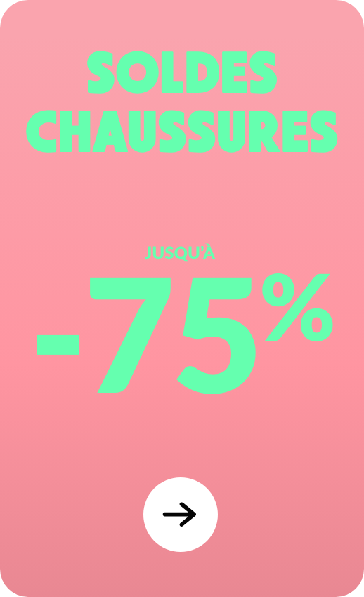 Soldes chaussures jusqu'à -75%
