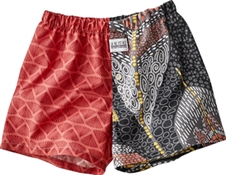 Upcycling caleçon marron homme-femme Upcycling caleçon marron homme-femme