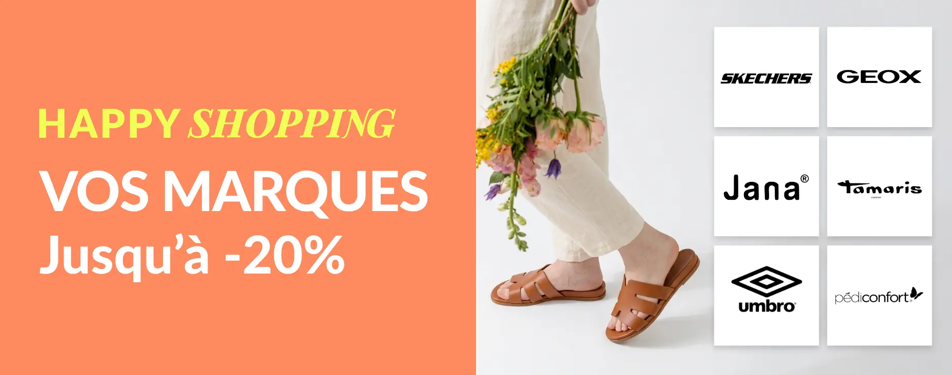 Happy Shopping : vos marques chaussures préférées jusqu'à -20% sur le site Blancheporte