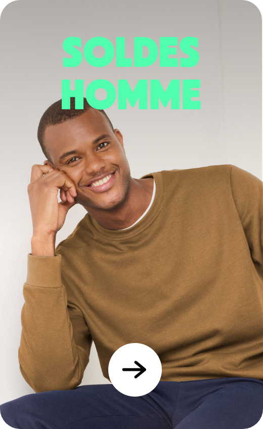 Soldes homme jusqu'à -75%