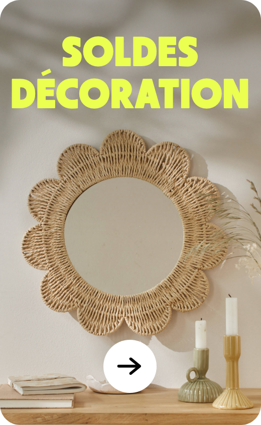 Soldes décoration jusqu'à -70%