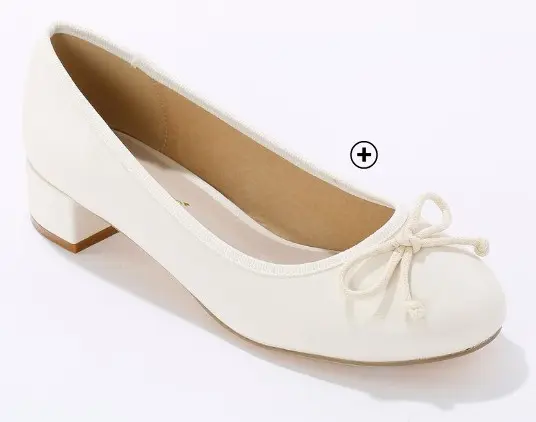 Ballerines femme beige à petit talon pas cher | Blancheporte