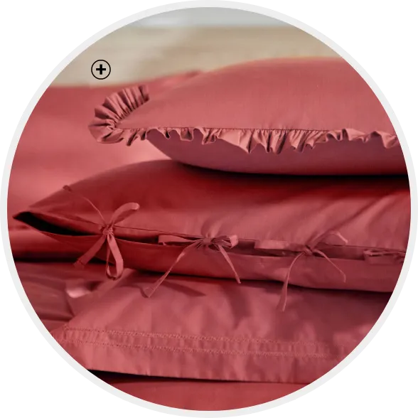 Linge de lit uni percale avec oreiller chic et confortable | Comment choisir son oreiller ? – Blancheporte