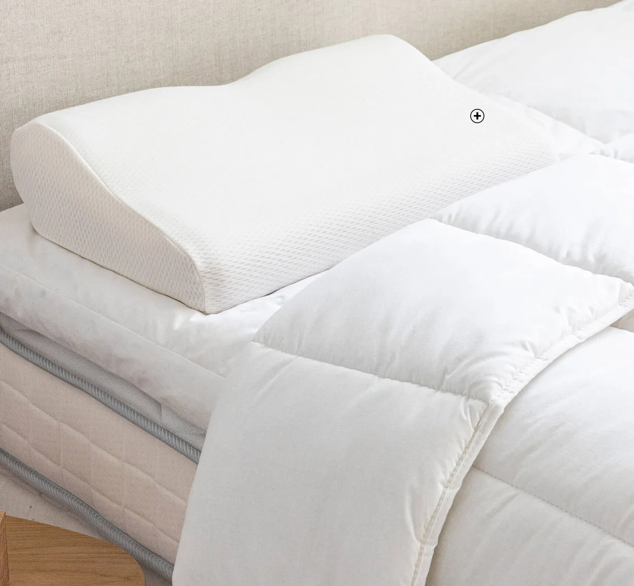 Oreiller multiposition ergonomique Cerviform à mémoire de forme, soutien cervical, blanc, rectangulaire - Blog Blancheporte