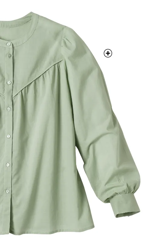 Chemisier vert grisé - Blog Blancheporte