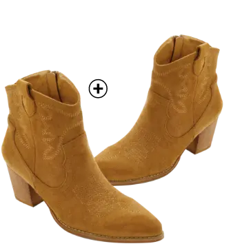 Boots style western, la touche tendance pour une jupe longue casual | Blancheporte