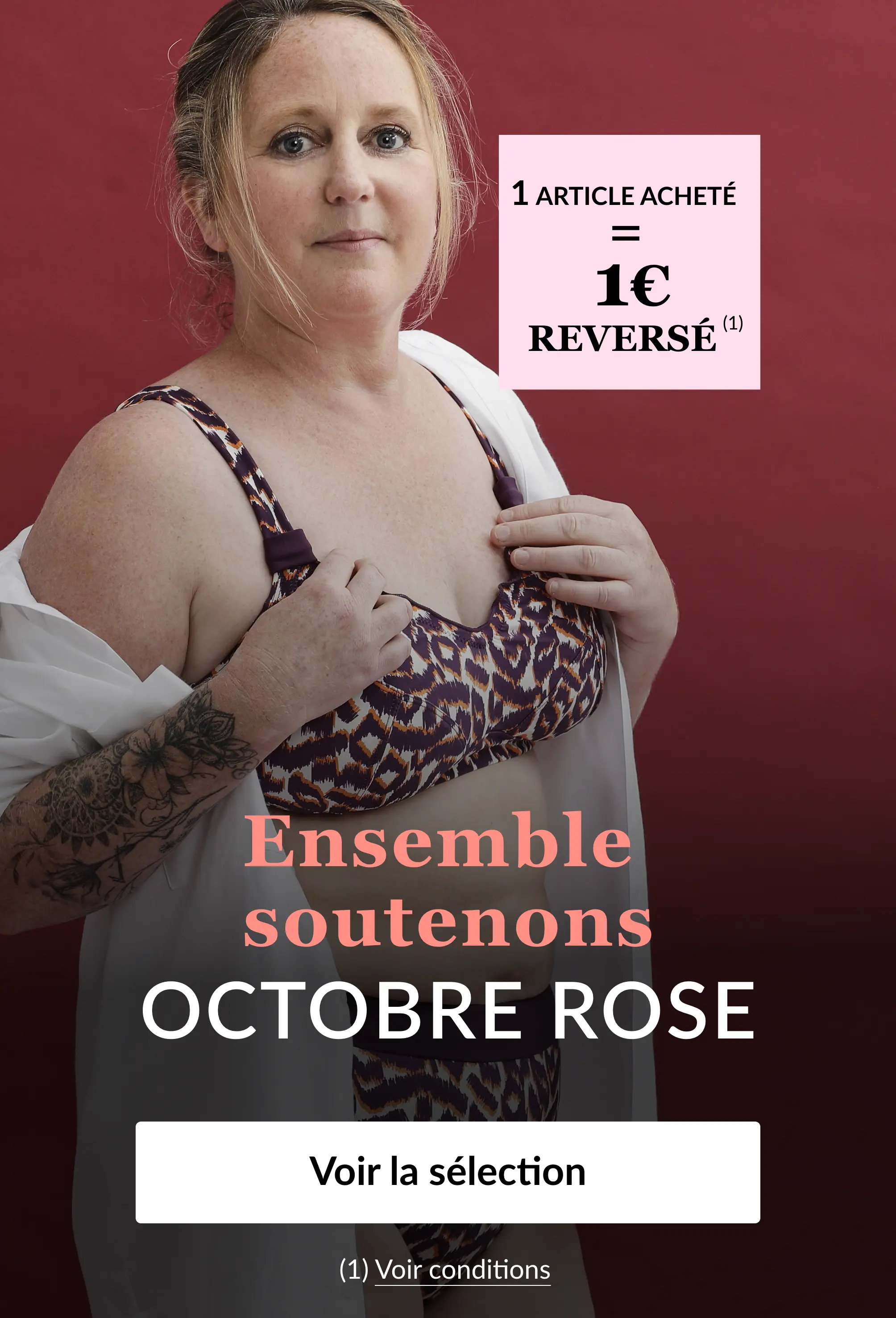 Ensemble soutenons Octobre Rose sur Blancheporte.fr