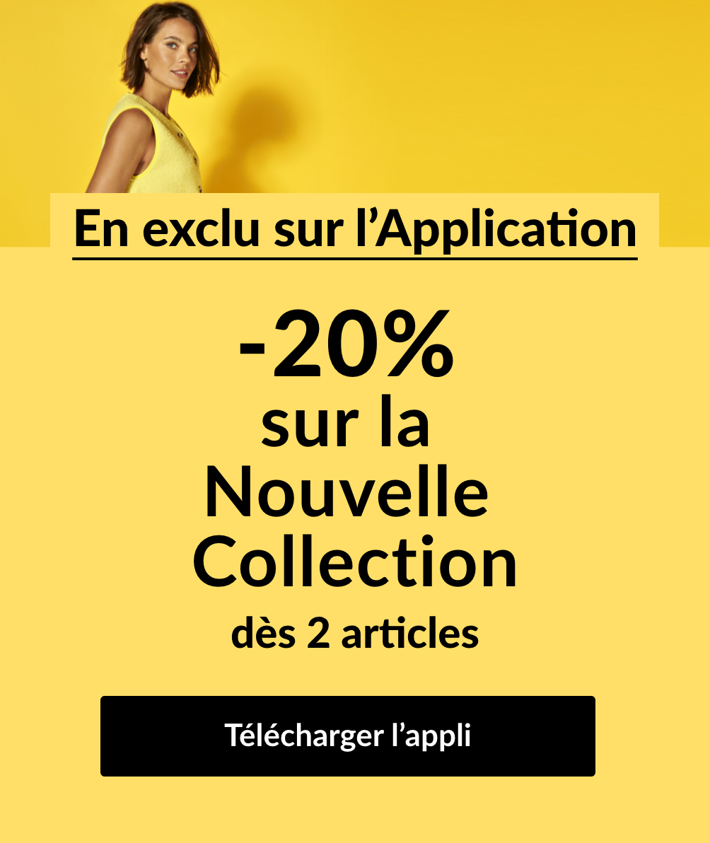 Profitez en exclusivité sur l'application Blancheporte de -20% sur la nouvelle collection printemps-été 2026