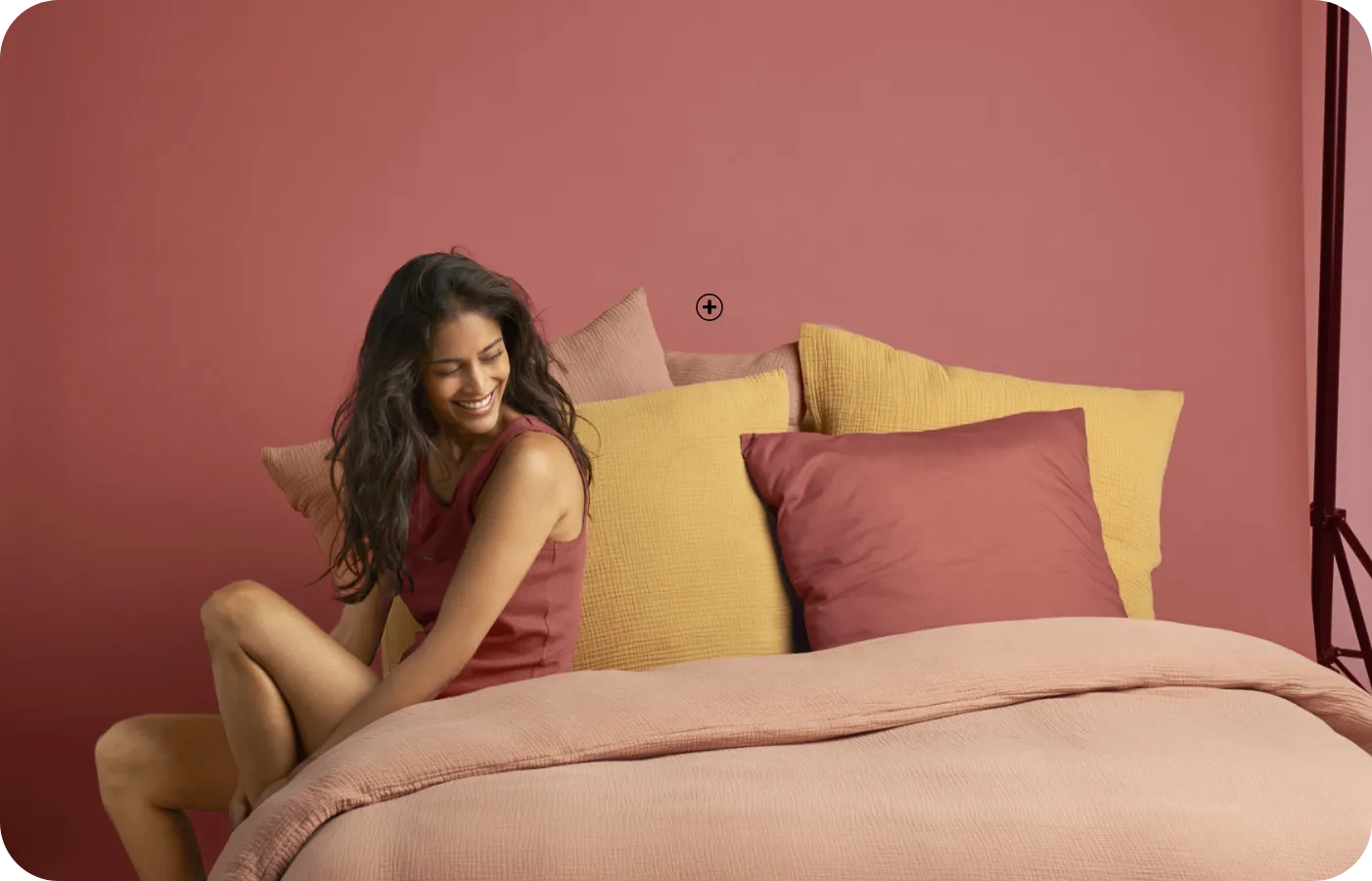 Linge de lit uni en triple gaze de coton avec oreiller assorti, confort doux | Comment choisir son oreiller ? – Blancheporte