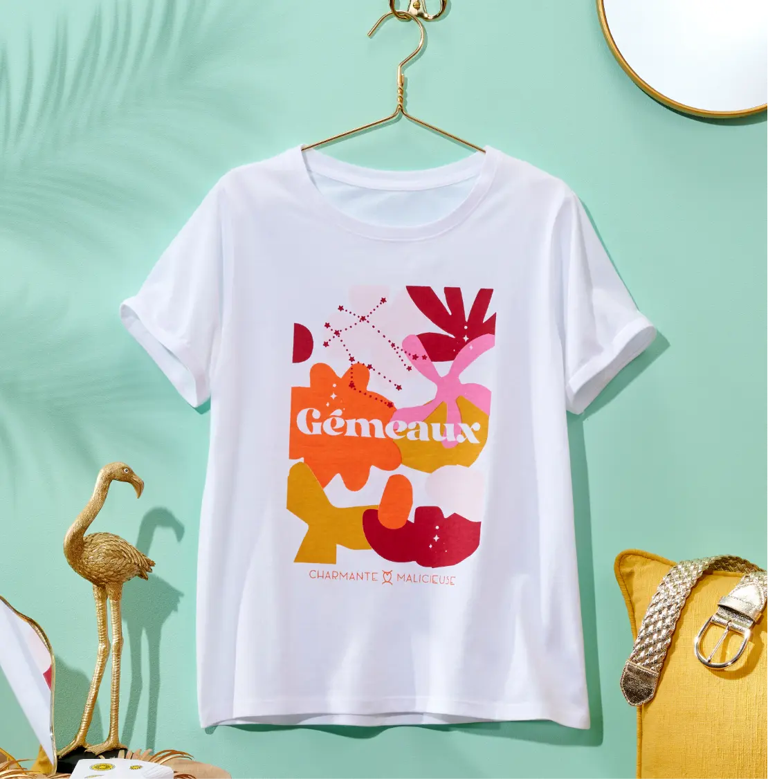 T-shirt astro signe gémeaux | Blancheporte