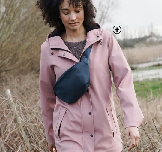 Sac banane bleu imperméable unisexe recyclé et éco-responsable pas cher | Blancheporte