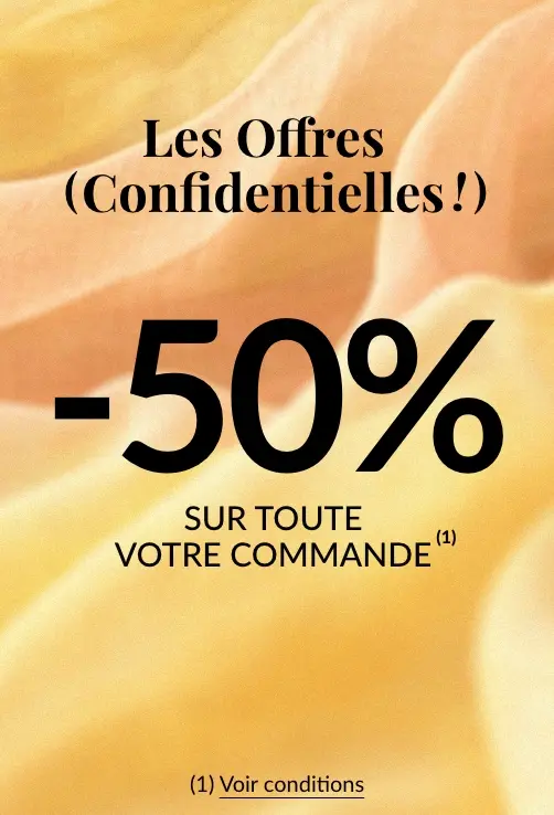 Profitez de -50% sur toute votre commandes dès 2 articles avec le code promo 899009