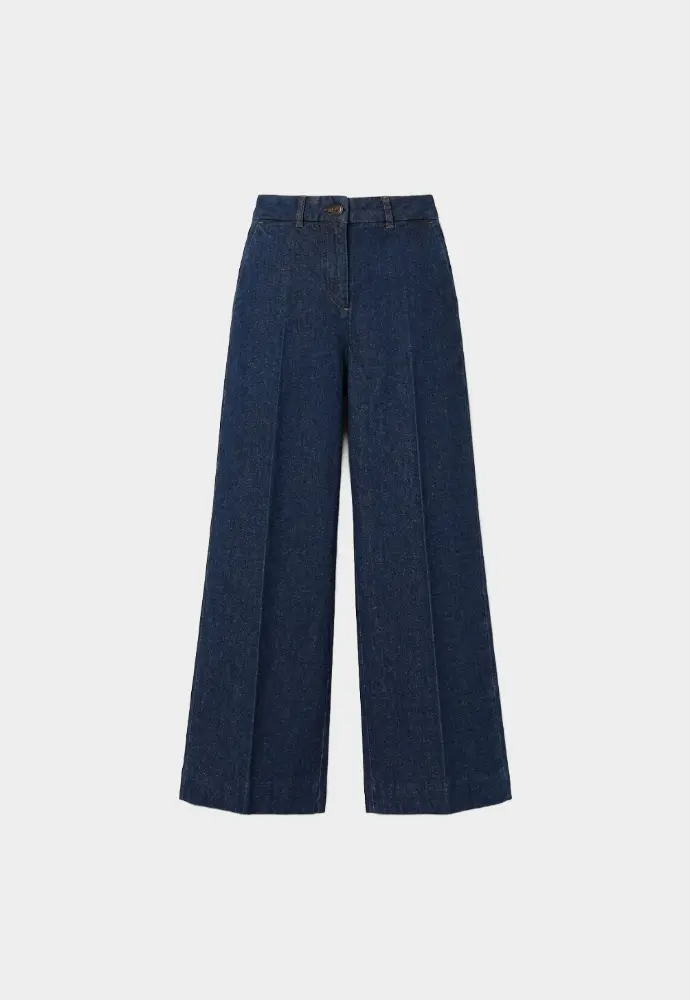 Jean effet jupe-culotte - Blancheporte.fr