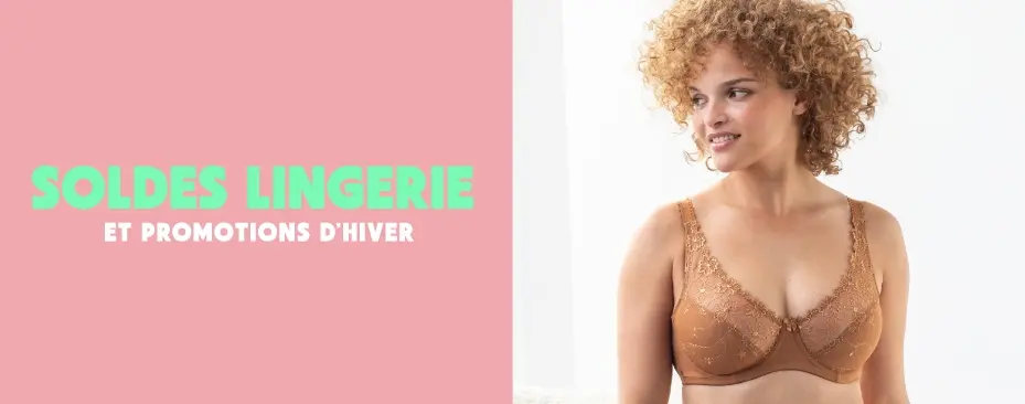 Profitez des soldes lingerie jusqu'à -75%