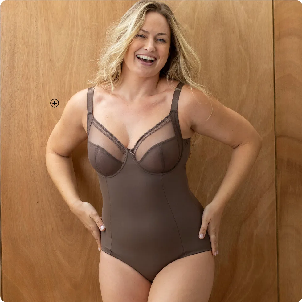 Body maille gainante et tulle avec armatures corrigerende - Blog Blancheporte