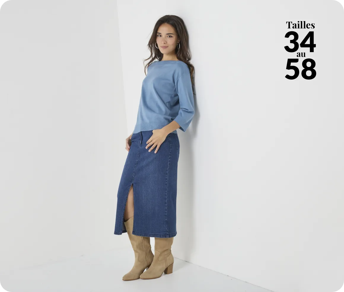 Comment porter un pull court en hiver ? - Blog Blancheporte