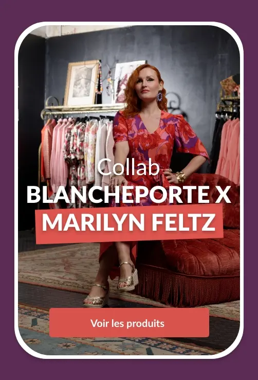 Découvrez la collection capsule exclusive Blancheporte x Marilyn Feltz