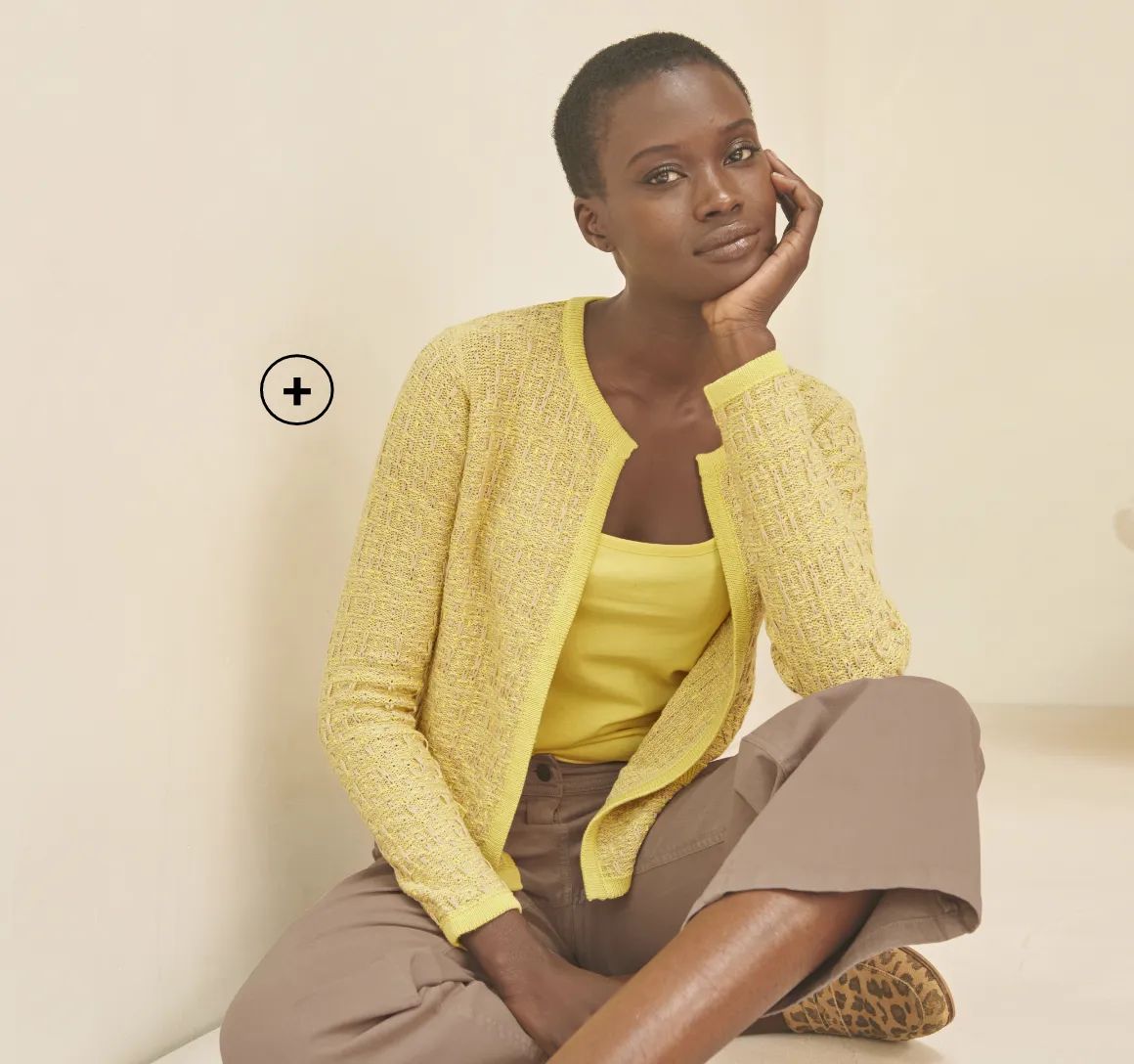 Gilet paletot, maille moulinée – Blog Blancheporte