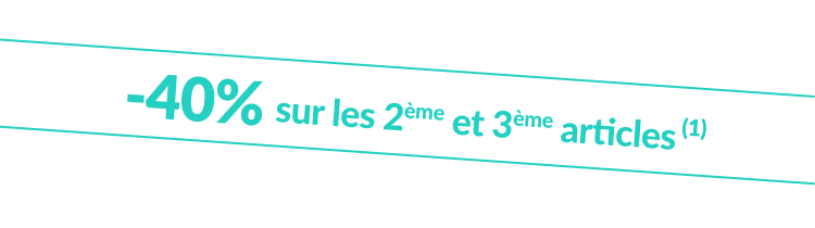 -40% sur les 2ème et 3ème articles + un sac Little Marcel offert pour toute commande avec le code 499002