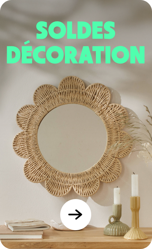Soldes décoration jusqu'à -75%