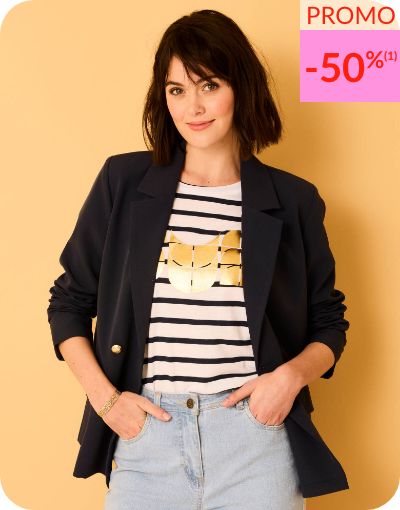 Veste blazer croisé
