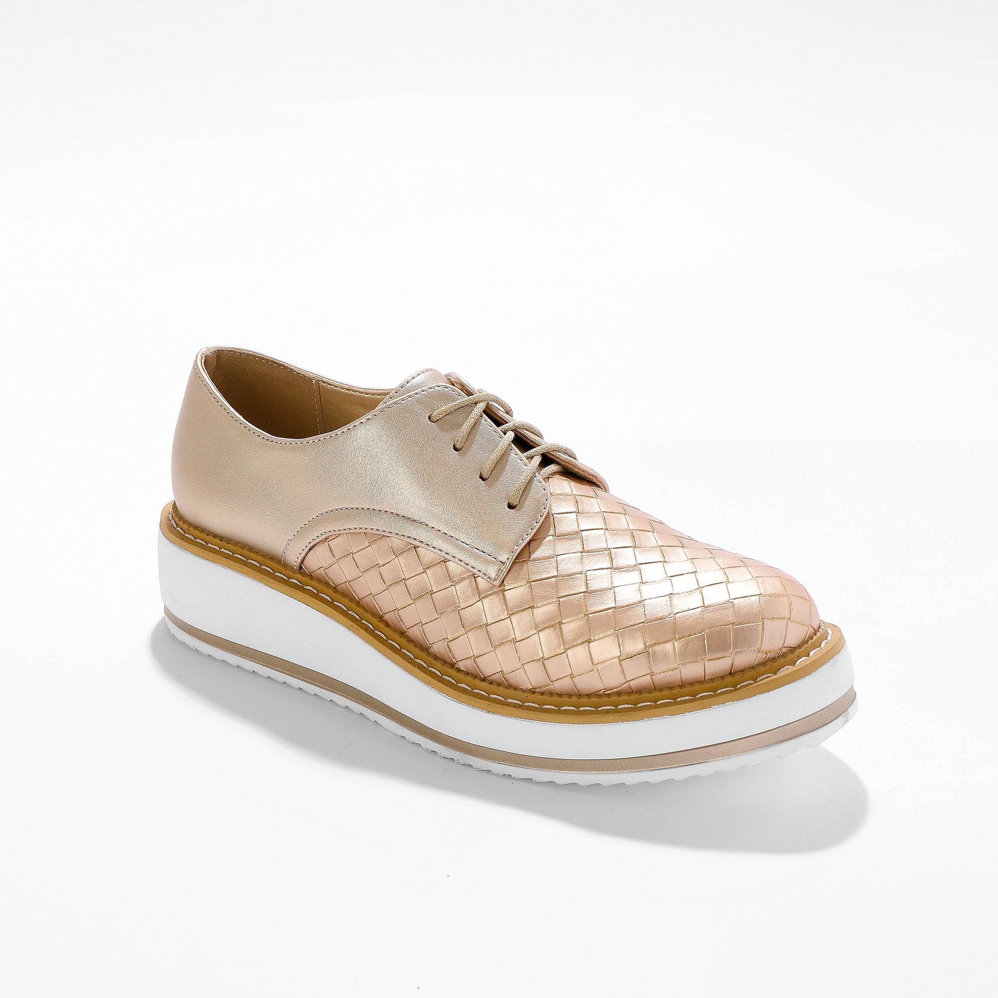 Derbies blanche porte store