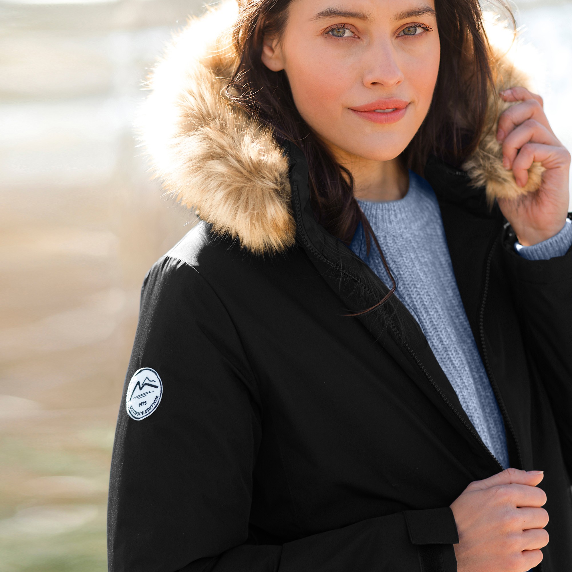 Imperméable avec capuche femme outlet