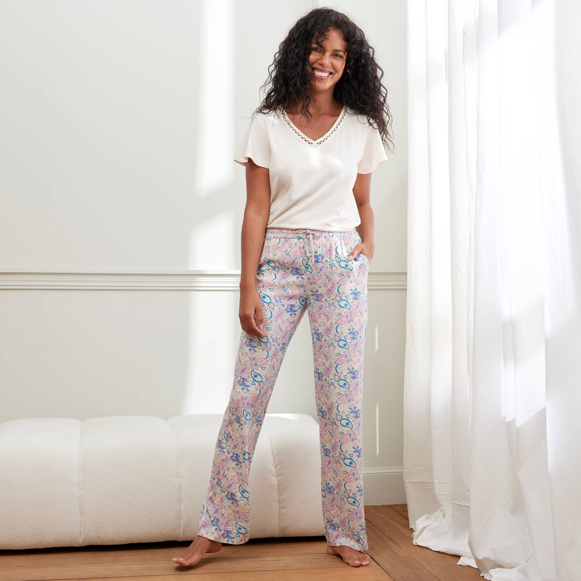 Bhaderwah Campus Pyjama Femme Hiver Coton Bhaderwah Campus Pyjama